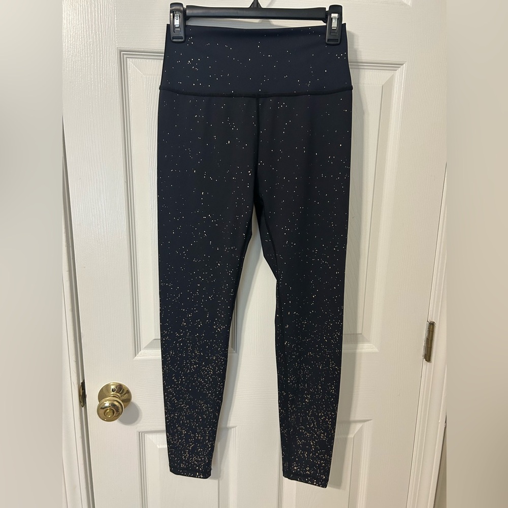 Buff Bunny Collection Black with Gold Fleck Leggings